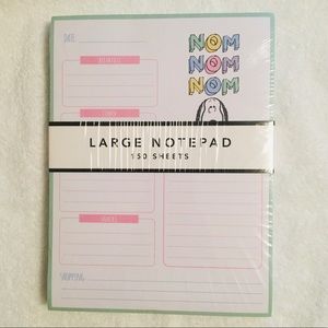 🆕 Graphique Snoopy Nom Nom Nom Large Notepad